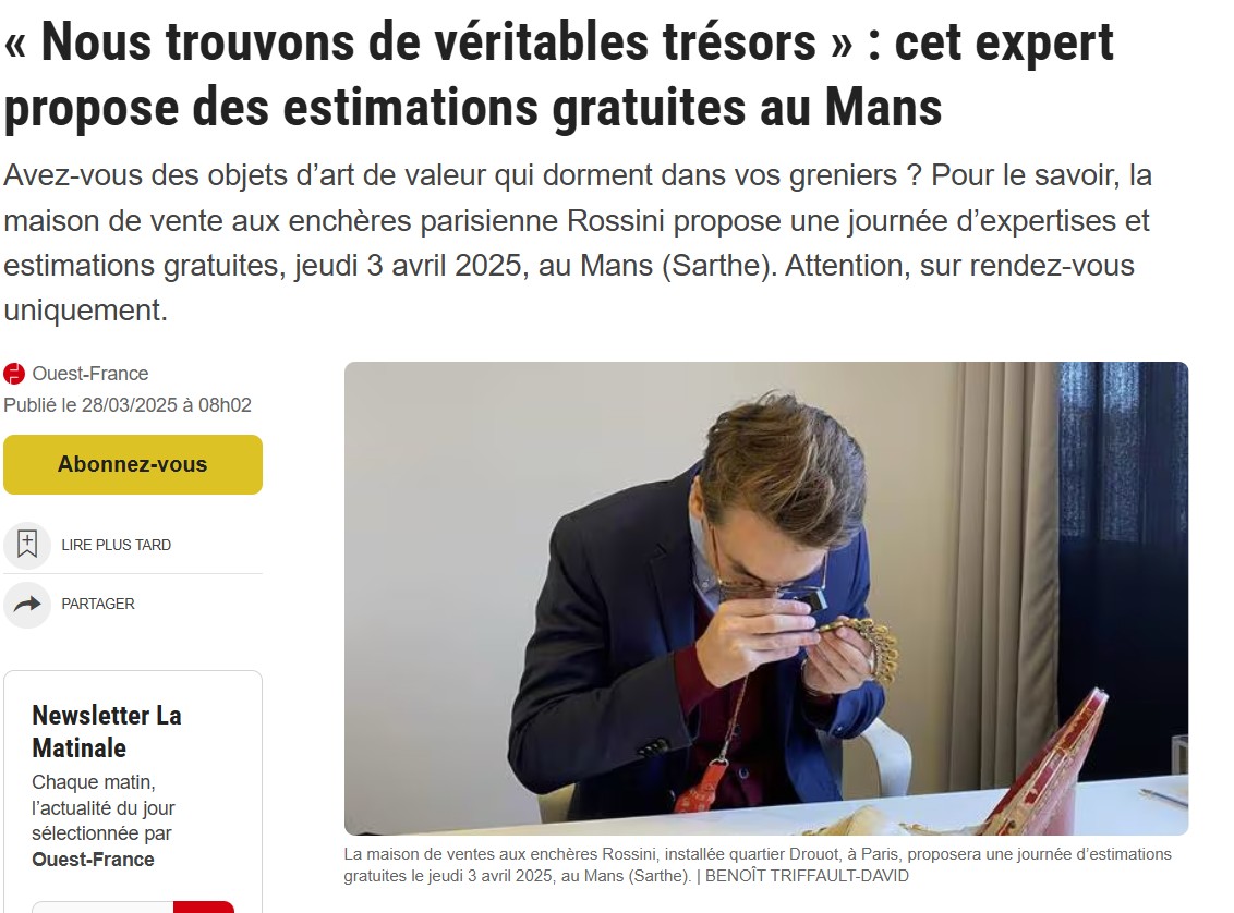 Article Ouest France